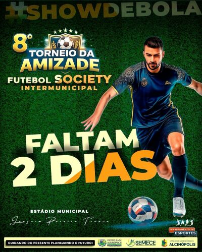 Imagem da notícia Contagem regressiva: Torneio da Amizade movimenta Alcinópolis neste fim de semana